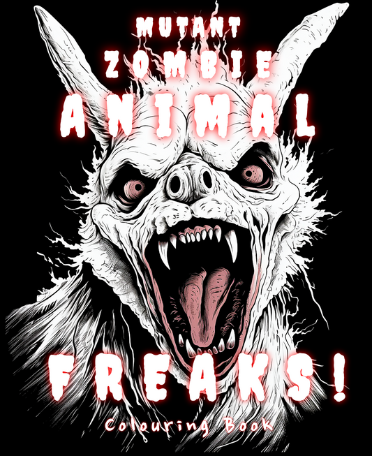 Mutant Zombie Animal Freaks! Colouring Book