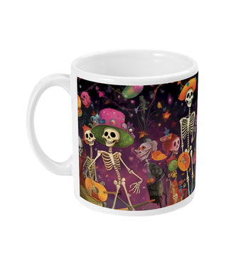 Skeleton Party Mug