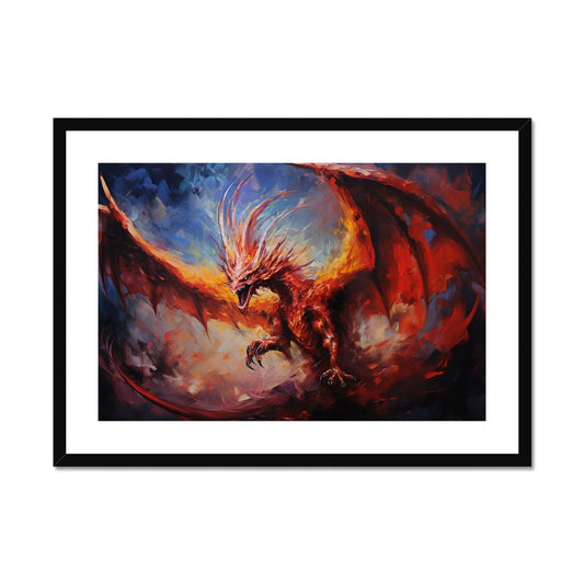 The Lord of Dragons Framed & Mounted Print