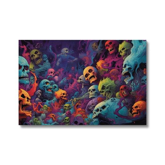 Skeleton Nightmare Eco Canvas