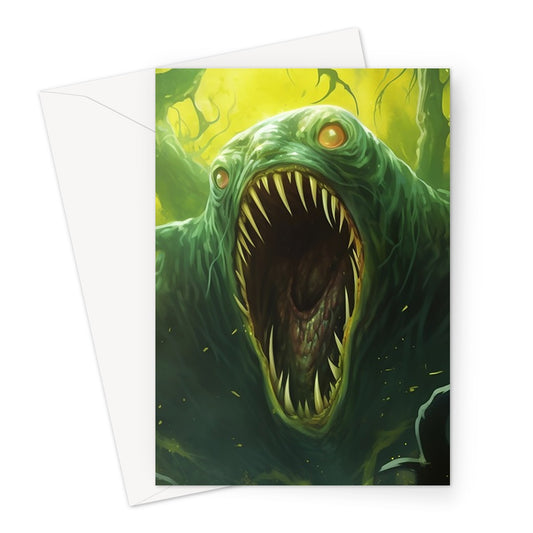 Colossal Slug Beast Greeting Card