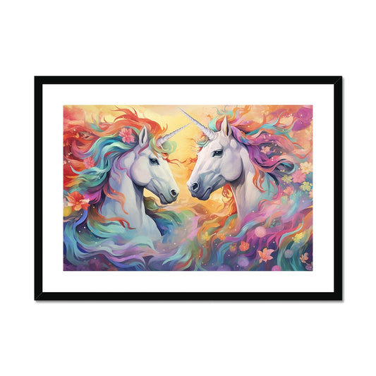 Unicorn Fantasy Framed & Mounted Print