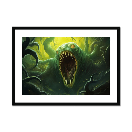 Colossal Slug Beast Framed & Mounted Print