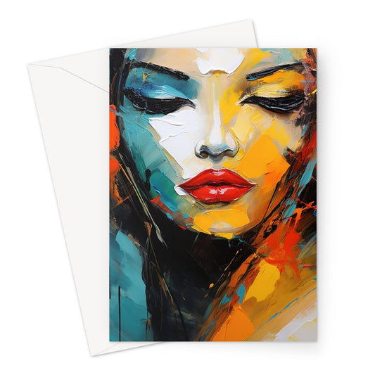 African Queen Greeting Card