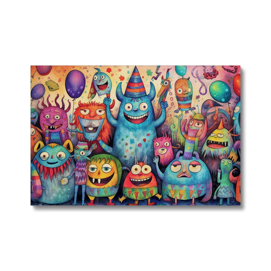 Monster Party Eco Canvas