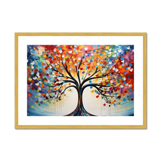The Tree of Life Antique Framed & Mounted Print