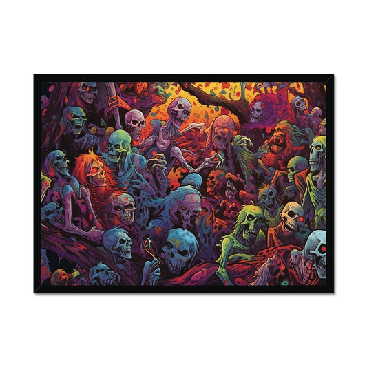 Zombie Apocalypse Framed Print