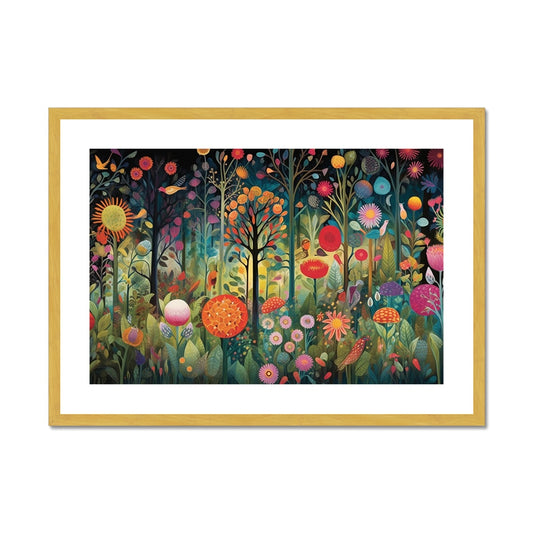 The Night Garden Antique Framed & Mounted Print
