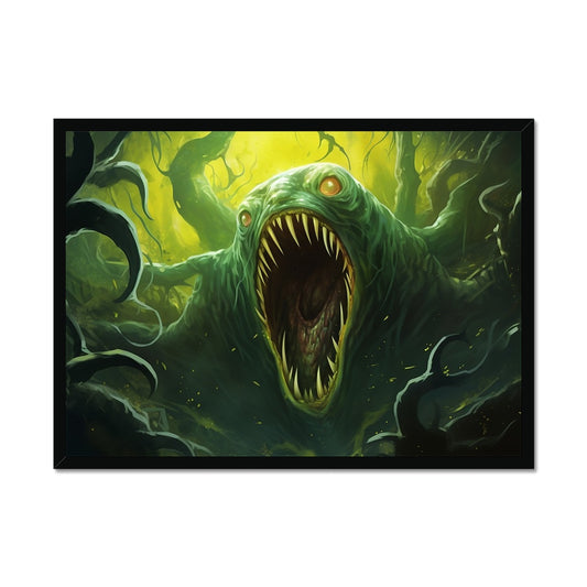 Colossal Slug Beast Framed Print