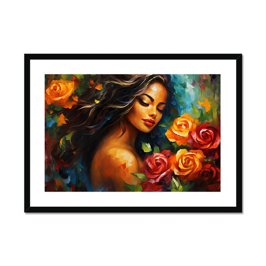 Queen of Roses Framed & Mounted Print